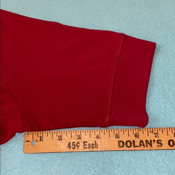 JONES NEW YORK SPORT v neck short sleeve top burgundy stretchy soft NEW size XL - Picture 7 of 7